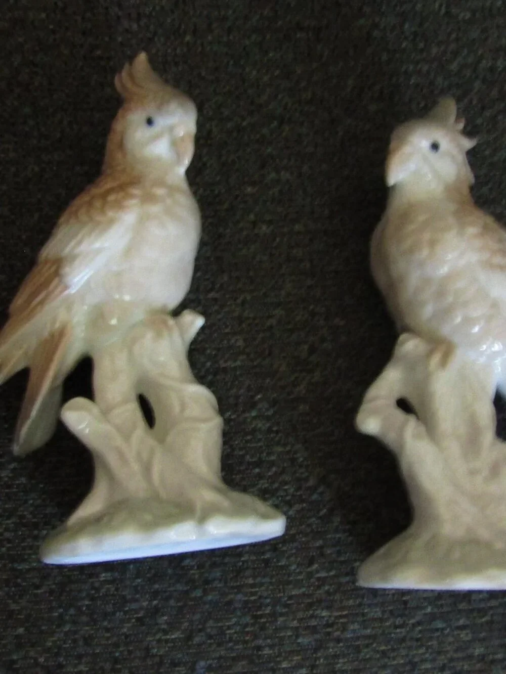 Vint Set of 2 Porcelain OMC JAPAN Otagiri Mercantile Company COCKATIEL BIRDS